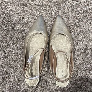 Free People Gold Women's Shoes